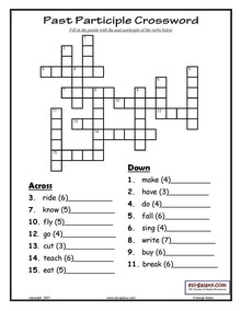 Latin I Verb Crossword 64