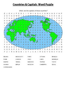 worksheets Printable ESL, World and  Countries geography ESL Geography grade 3rd Worksheets