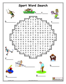 Sports Crossword Puzzles on Esl  English Vocabulary  Printable Worksheets  Sports  Olympic Games