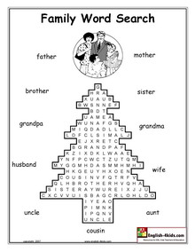 family and relationships english vocabulary printable worksheets