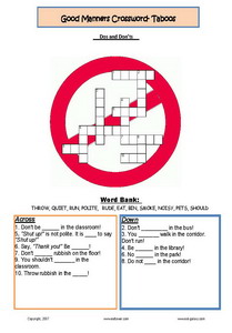 Taboo Conversations Worksheets Pdf